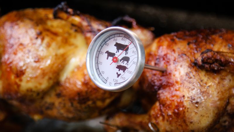 use a meat thermometer on chicken